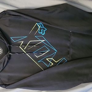 Fox Head Black LG Hoodie